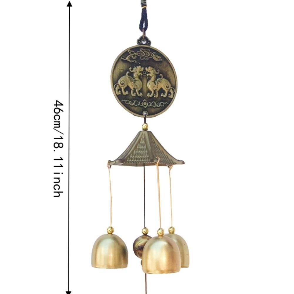 1pc Exquisite Fine Workmanship Alloy Wind Chimes Fortune Tree Wind Chimes For Shop Home Decoration