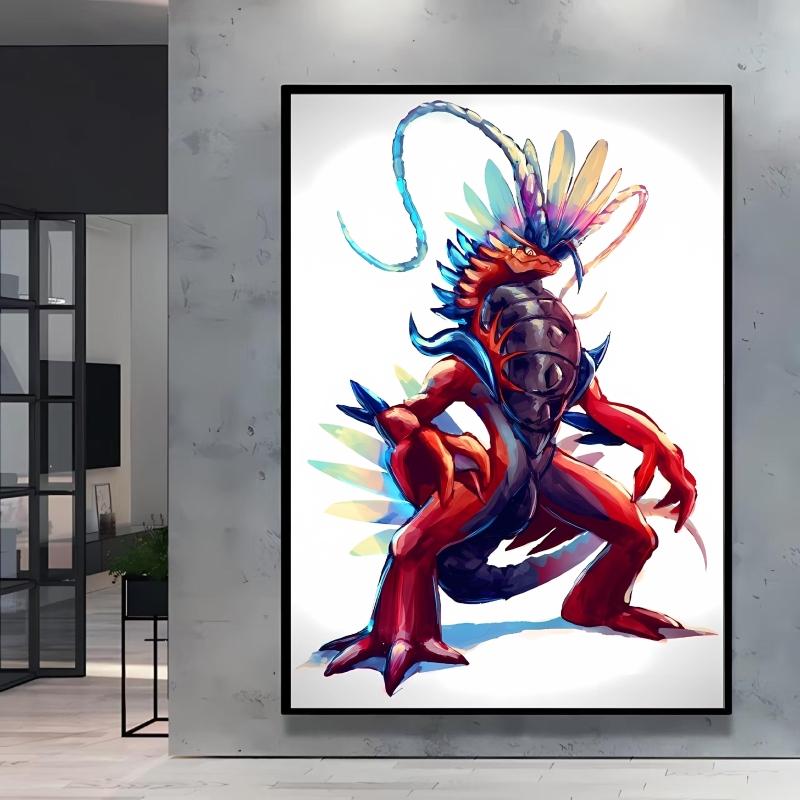 Canvas HD Prints Pokemon Blaziken Cartoon Character Images Modern Living Room Home Decor Aesthetic Poster Classic Children Gifts