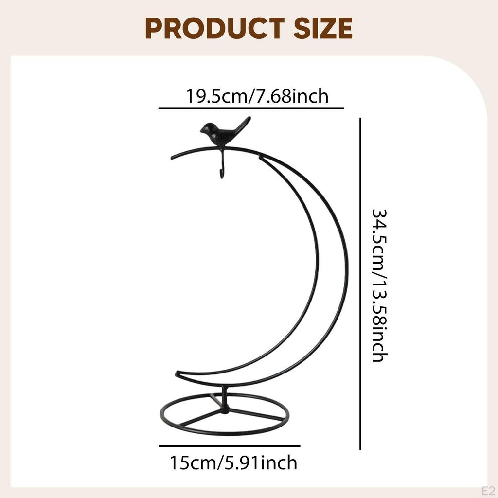 Подставка для демонстрации украшений Железная подвесная универсальная стойка-держатель для цветочных горшков для кафе, офиса, воздушных растений