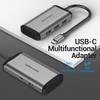 USB-концентратор Vention 3,0 Type c, USB-C-разветвитель, высокоскоростной адаптер для MacBook Pro, Huawei Mate 30, разветвитель USB-C, мультипорт USB3.1