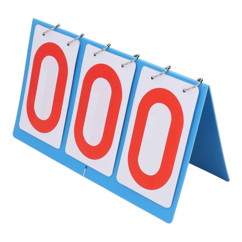 3-Digit Display Flip Scoreboard Waterproof Plastic Portable Scoreboard Table Tennis
