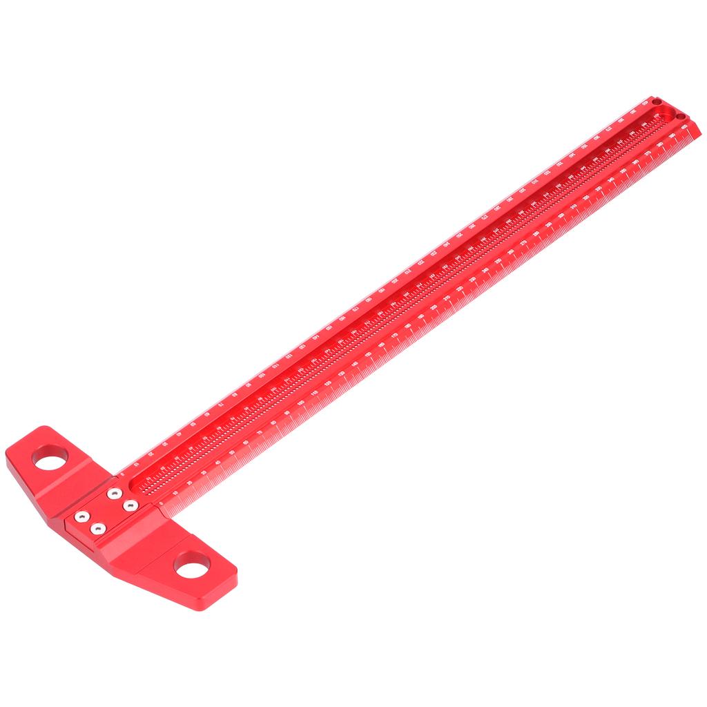 Т-образная линейка Алюминиевый сплав Съемный Деревообрабатывающий разметочный инструмент Искусство Рамки Чертежные инструменты 400 мм