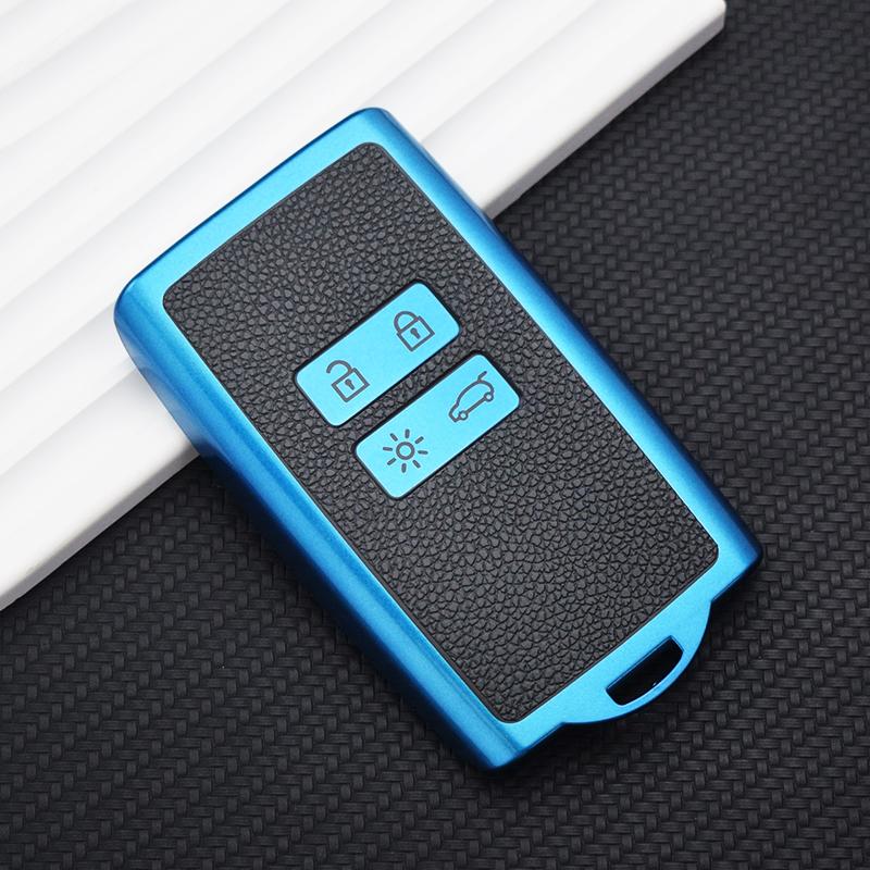 Кожаный чехол для дистанционного ключа автомобиля из ТПУ, чехол-брелок для Renault Koleos Kadjar Megane Clio Captur Talisman Espace Kangoo Sandero, аксессуары