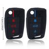 Для VW Golf 7 GTI POLO T-Cross Touran Tiguan Skoda Octavia Rapid Kodiaq Fabia Seat Ibiza Leon Чехол-брелок для автомобильного ключа Пульт Дистанционного Управления