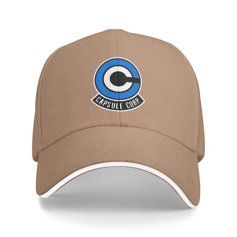 Capsule Corp Print Baseball Cap Daily Casual Sandwich Cap Unisex Sun Protection Bucket Hats Snapback Hat Dad Hats Casquette