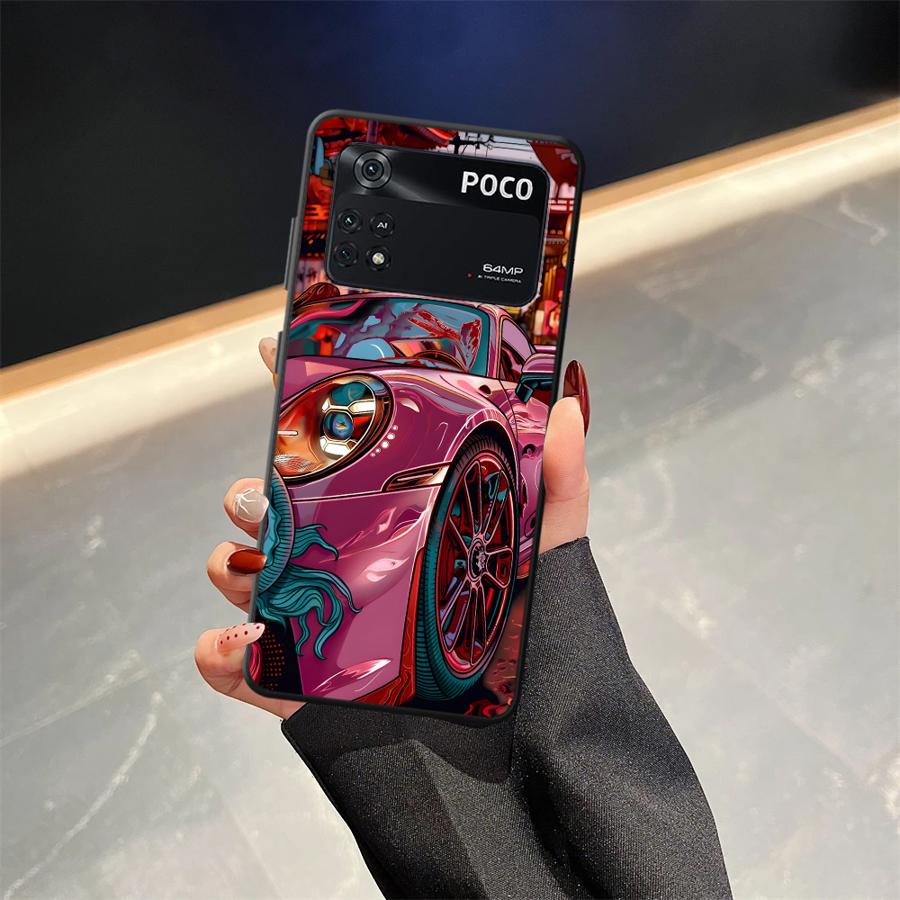 Крутой чехол для телефона с изображением автомобиля для Xiaomi Poco F8 M3 M4 M7 F3 C75 C61 F1 M5 X3 X4 X5 X7 Pro C50 C71 Funda Чехол для телефона