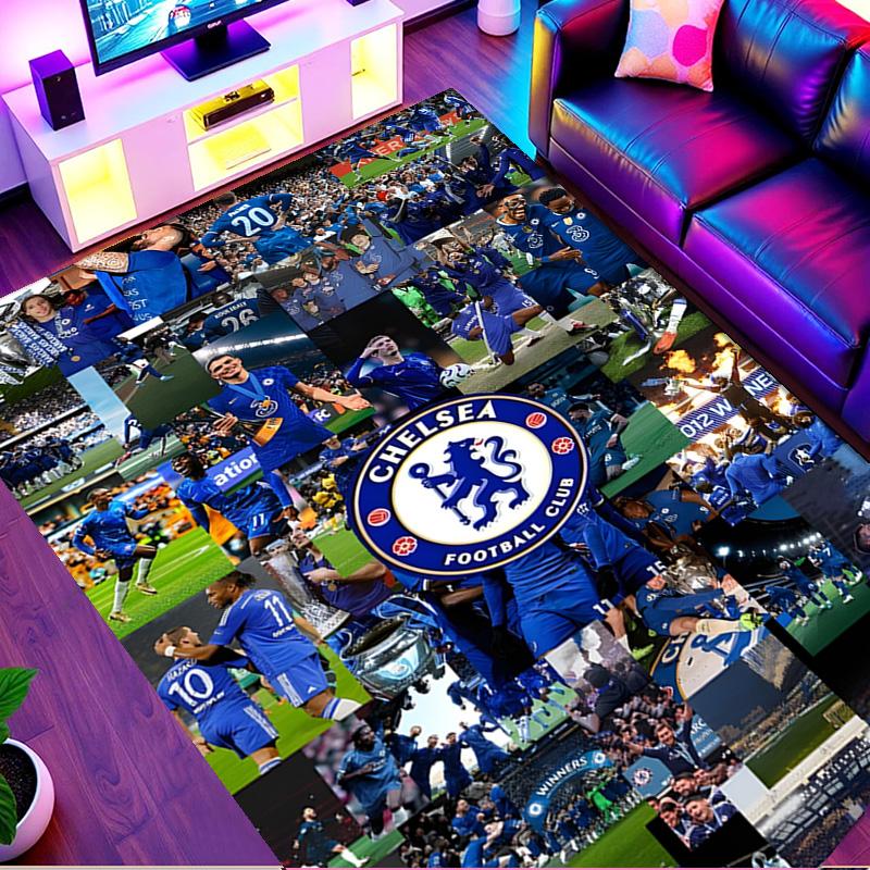 football F.C Print Rug, Washable Floor Carpet, For Entryway Dorm Laundry Room Office Study, Home Decor Birthday Christmas Gift
