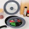 Силиконовый ободок Круглая крышка для кастрюли Универсальная крышка для сковороды Запасная крышка Кухонная утварь