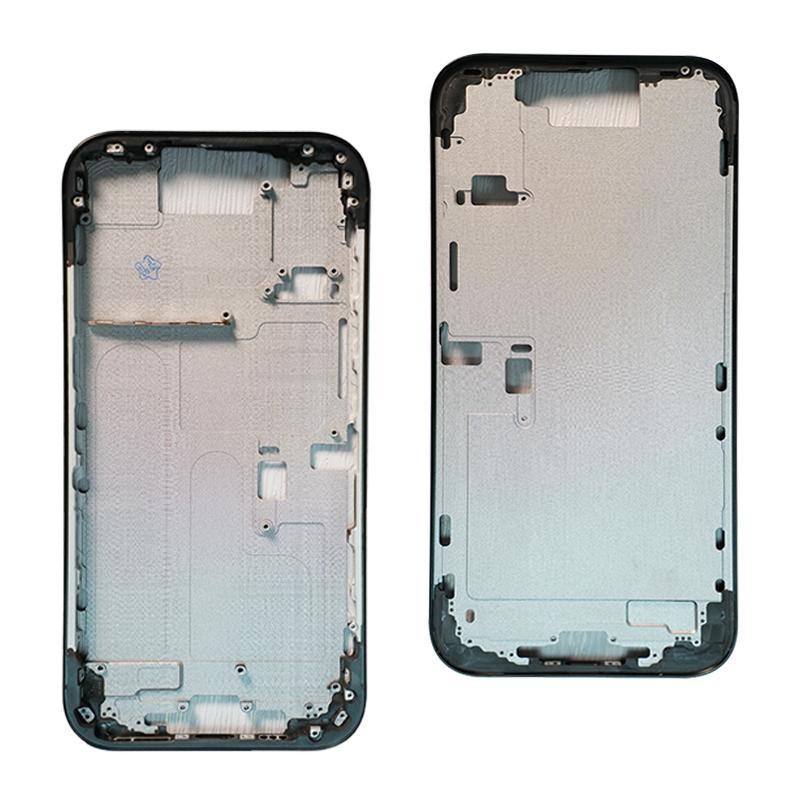 Back housing For iphone 16-16plus-16Pro Max Battery Back Cover Rear Door Middle Chassis Frame + SIM Tray Side Key Parts