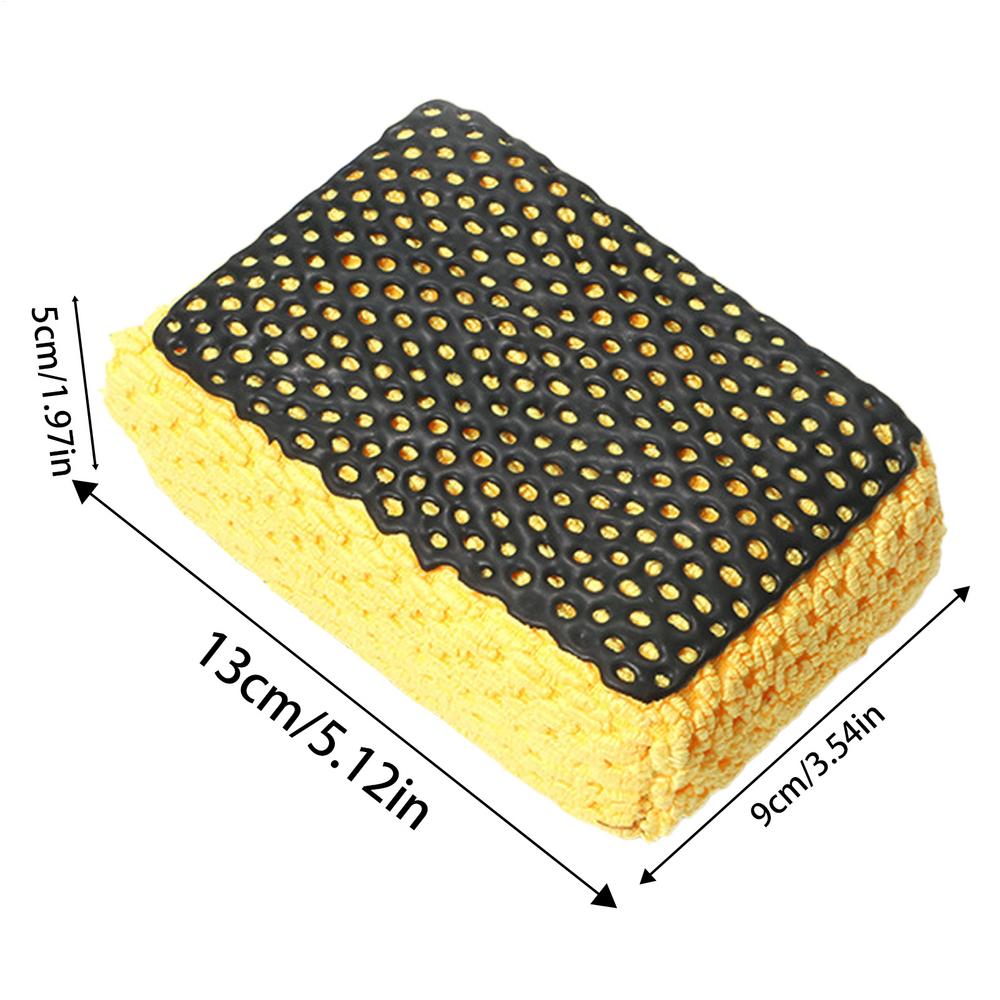 Car Detailing Sponge Car Wash Mud Cleaning Sponge Brush Non-Scratch Cleaning Tools All-Purpose Detailing Supplies For Automotive