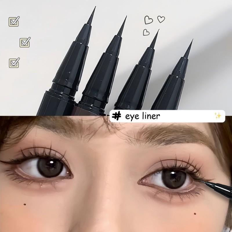 Быстросохнущая натуральная трехмерная ручка шелкопряда Контурирующая жидкая подводка для глаз Ежедневный макияж глаз Водостойкий стойкий макияж Модный женский макияж