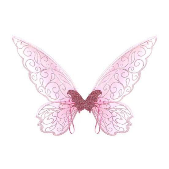 Крылья феи для детей и взрослых, крылья бабочки феи, костюм на Хэллоуин, блестящие крылья ангела, аксессуар для косплея эльфа для девочек и женщин