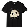 Summer Ladies Cute Cat Printed Cotton Breathable Style T-Shirt Short Sleeve