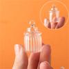 1:12 Dollhouse Miniature Candy Jar Tiny Vial Storage Bottle W/Lid Home Decor Toy