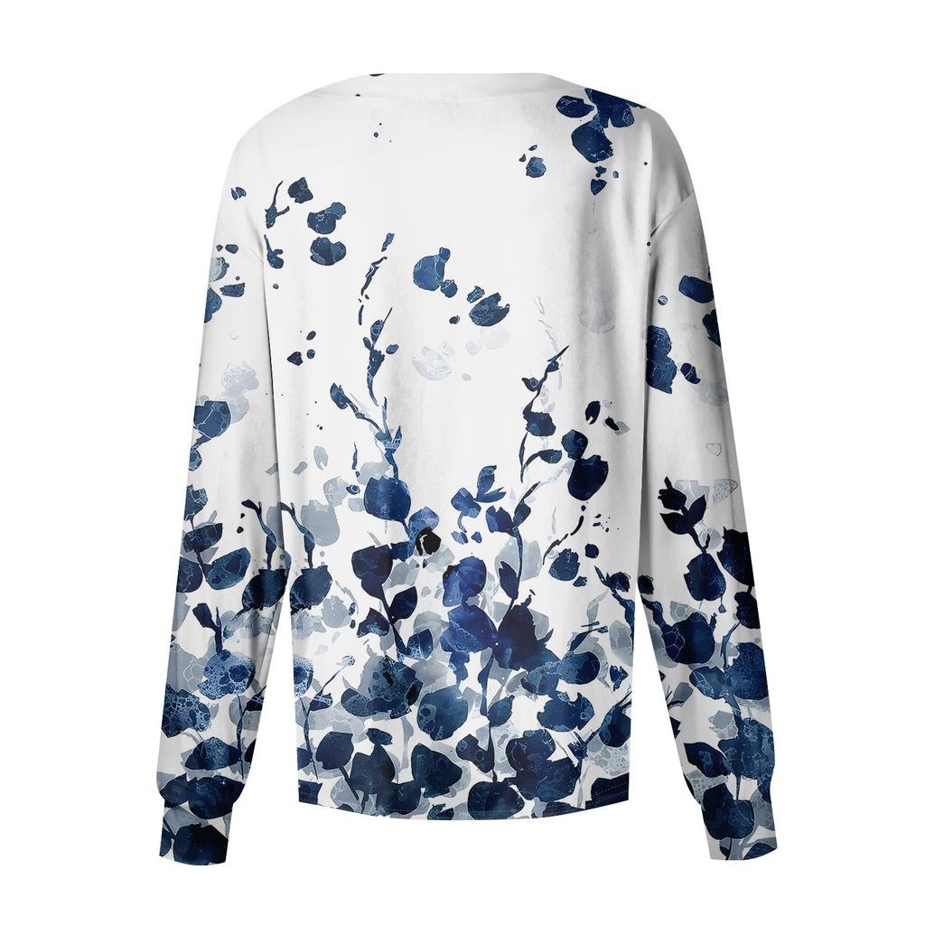 Женский повседневный однобортный однобортный кардиган с длинным рукавом и принтом, рабочая одежда, топ