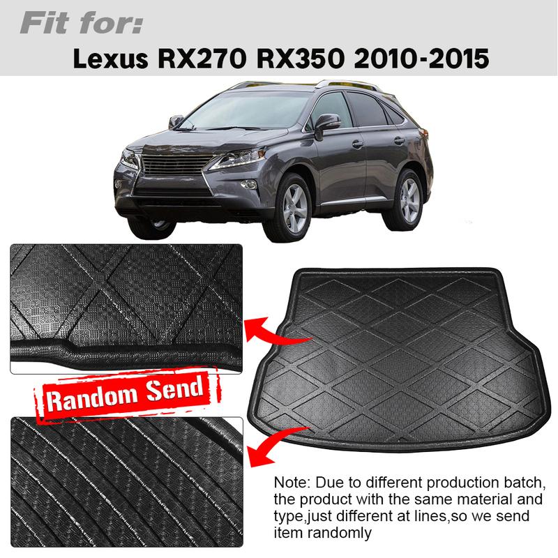 Buildreamen2 Car Rear Trunk Mat Floor Cargo Carpet Mud Pad Tray Boot Liner For Lexus RX270 RX350 2010 2011 2012 2013 2014 2015
