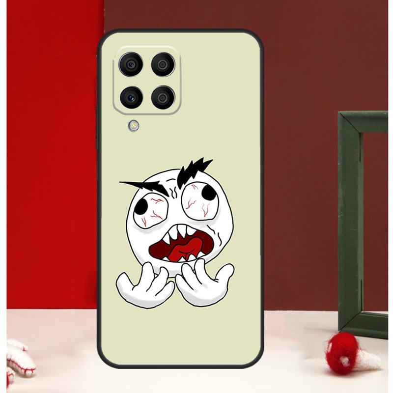 Чехол-мем Troll Face для Samsung Galaxy M31 M11 M21 M14 M34 M54 M12 M32 M52 M15 M13 M16 M36 M56 M53 M35 M55