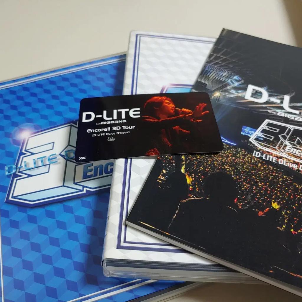 BIGBANG Daesung D-LITE Encore 3D Tour Concert Blu-ray Limited Edition Used
