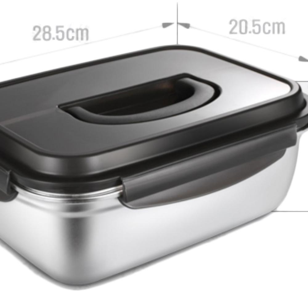 CasaBeni Polishing-Residue-Free Stainless Steel Kimchi Storage Container