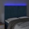 VidaXL LED Headboard Bedroom Furniture Double Bed Accessory Head of Bed Frame Interior Dark Blue 3122714