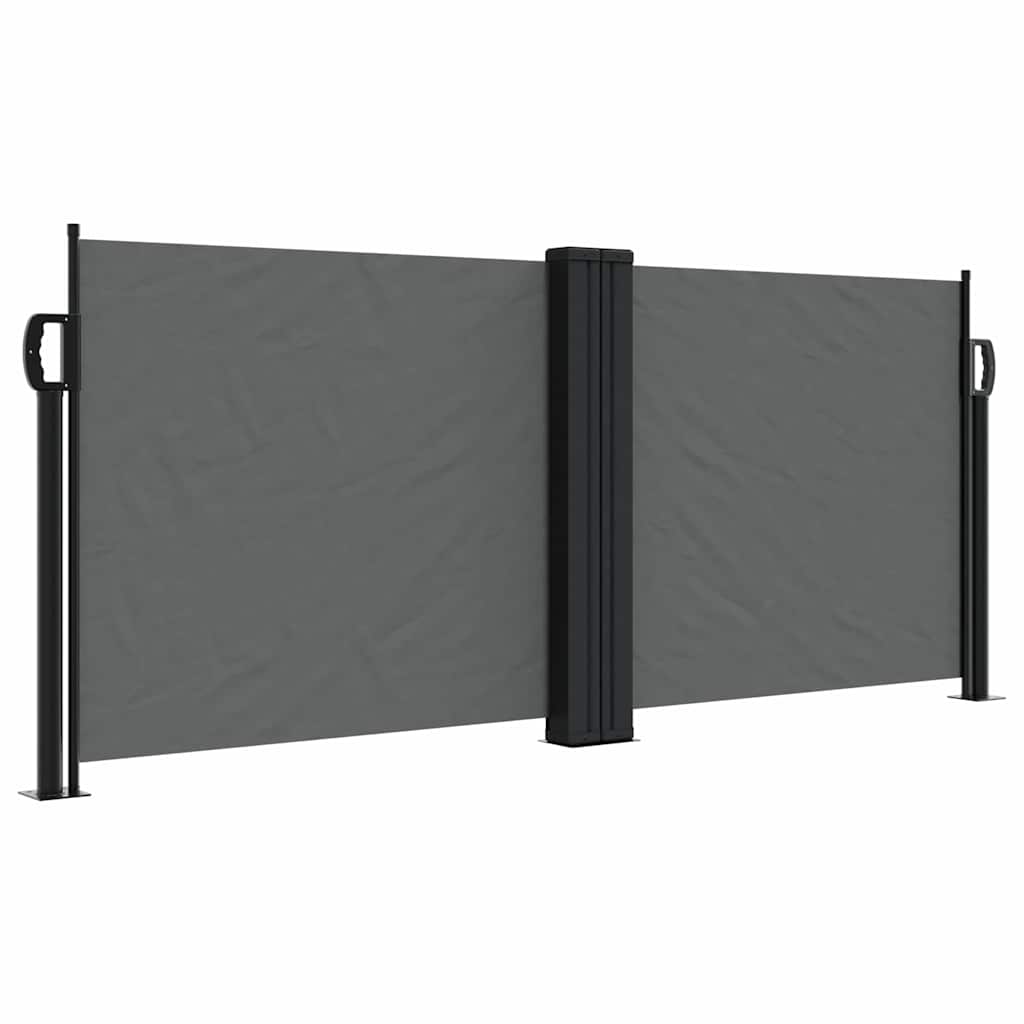Retractable Side Awning Anthracite 100 x 1000 cm