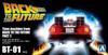 Aoshima Bunka Kyozai Movie Mecha Back To the Future PartI Time Machine Scale Plastic Model No.BT-01 1/24