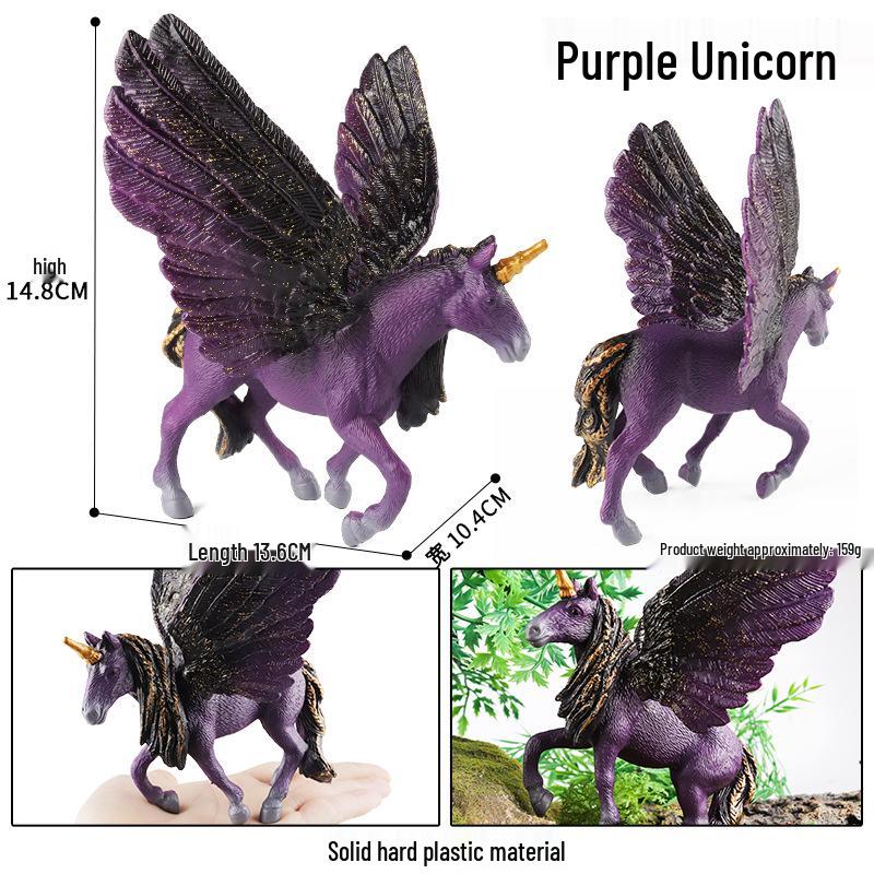Cross-border Mythical Unicorn Pegasus Toy Model for Kids