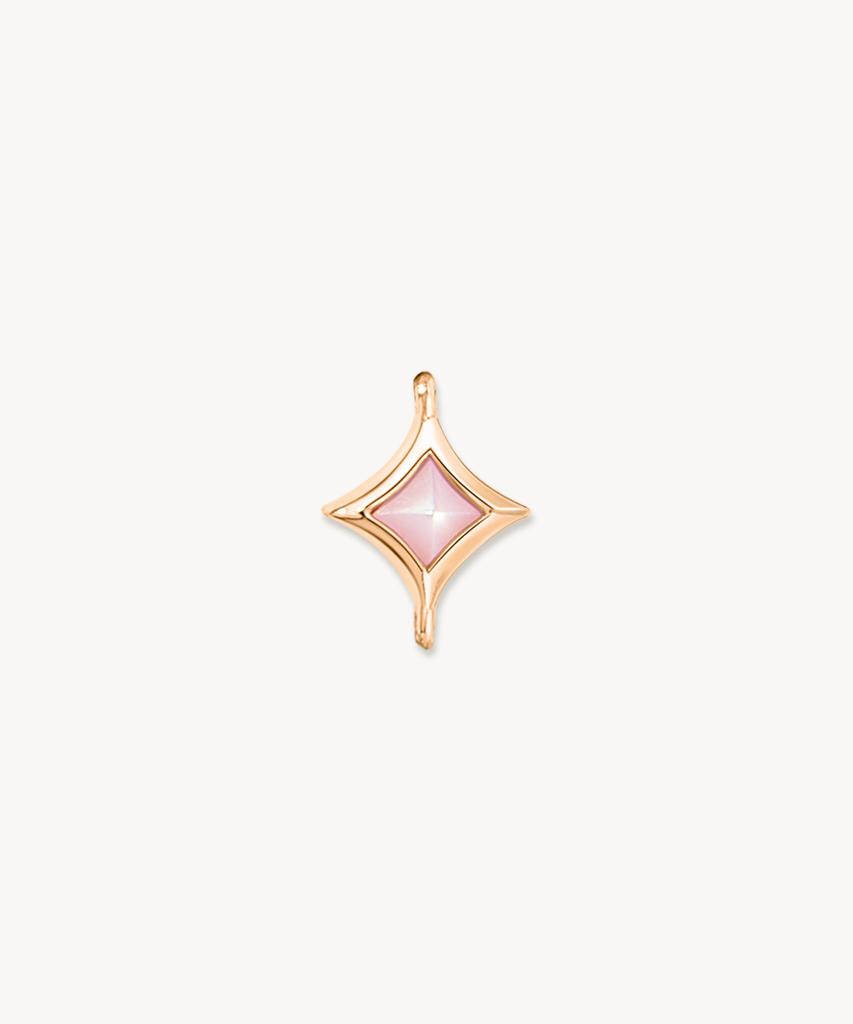 Женское кольцо Lola Rose Starry Pink с розовым перламутром и драгоценным камнем