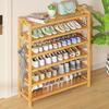 Bamboo Shoe Rack Simple Entrance Shoe Cabinet MultiLayered Storage Large Capacity Shoe Shelf for Space Saving Home Organization