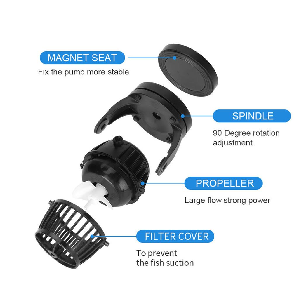 Jebao SW-15 40W Water Pump Wave Maker Aquarium Fish Tank Circulation Pump Ultra-silence with