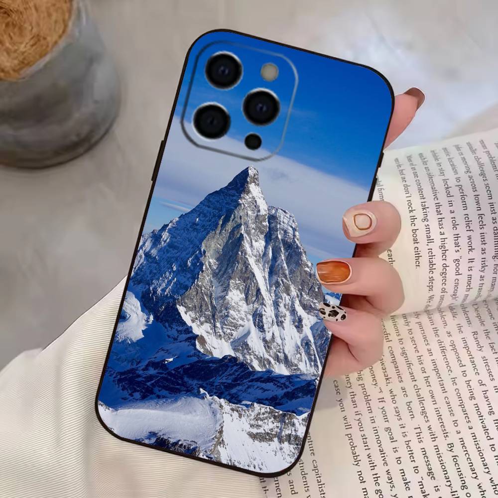 Zermatt Matterhorn Swiss Mountain Phone Case Silicone Soft For IPhone 17 16 15 14 13 12 11 X XR Plus Pro Max Plus