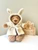 J C Plush New Bartholomew Bear Series Plush Toys Eggplant Bear Love Bear Cute Plush Toy Baby Comfort Child Birthday Gift