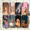 Чехол для телефона с изображением певицы Ariana G-Grande для Samsung Galaxy A73, A72, A71, A70, A53, A52, A51, Других Мягкий Черный Чехол
