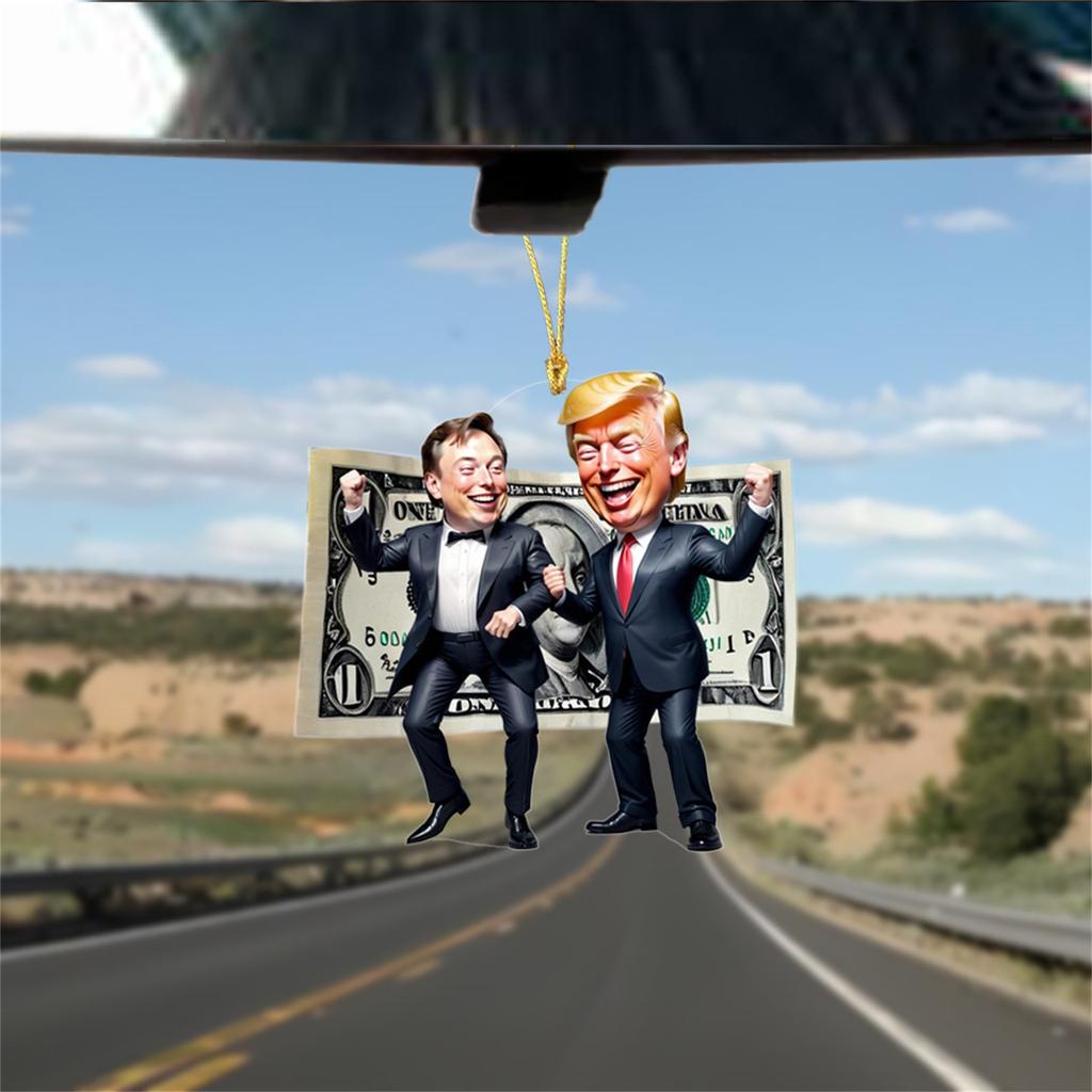 Многофункциональная акриловая подвеска для празднования Рождественской елки с группой Po, подвеска для автомобиля