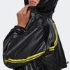 Adidas X Stella McCartney Logo Print Hooded Zip Jacket Women Jackets Black Yellow HI6053