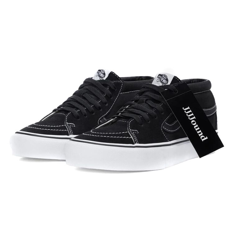 Vans JJJJound X Sk8-Mid VLT LX Black Unisex Sneakers VN0A7TNH2D9