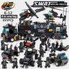 City Police SWAT Truck Building Blocks Sets Ship Helicopter Vehicle Technic Bricks Kids Toys Gifts
