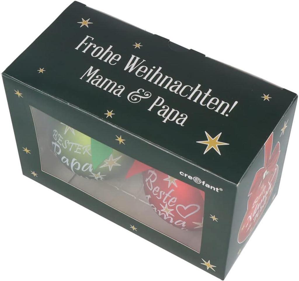 Шары для новогодней елки Zibei: Памяти дорогих бабушки и дедушки