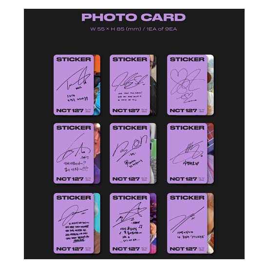 NCT 127 Альбом Том 3 СТИКЕР ФОТОКНИГА Вер.