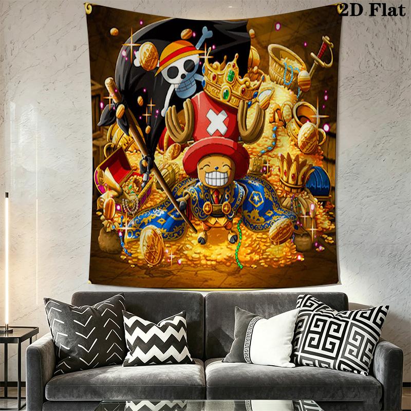 One Piece Monkey D Luffy Bedroom Tapestry Tapestry Background Cloth Fashion Print Wall Decoration Background Cloth Background Wall Hanging Cloth