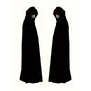 4 шт. Костюм Жнеца на Хэллоуин для взрослых, Реквизит, Маска, Маскарад, Черный плащ, Коса, Ночник, Перчатки с сенсорным экраном, Маска