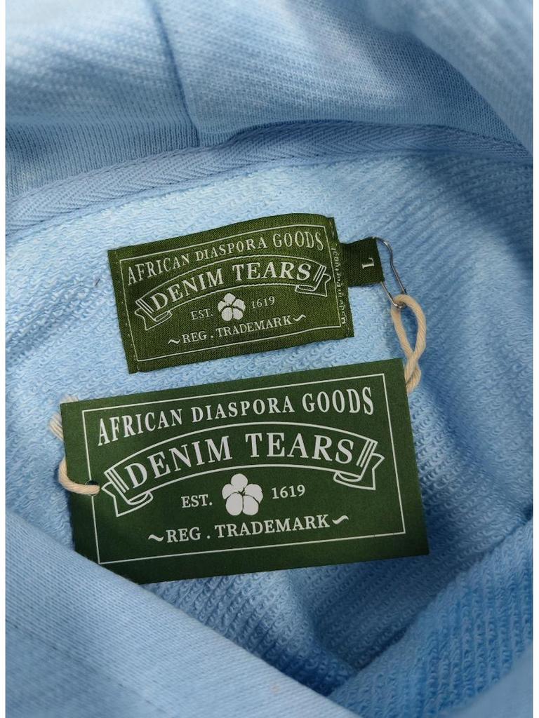 Худи из плотного хлопкового денима с цветочным принтом - Модная американская уличная куртка для мужчин