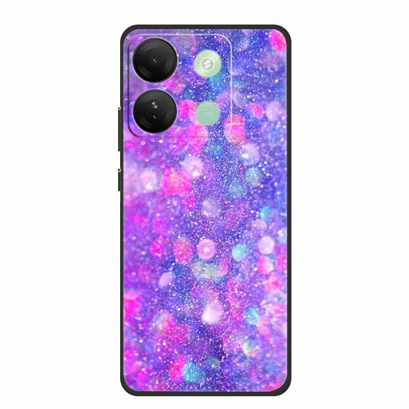 Чехол для телефона для Infinix Smart 7 HD Задняя крышка Черный силиконовый Ударопрочный Мягкий Funda для Infinix Smart 7 Plus Чехол 7Plus Coque