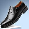 Men Classic Dress Shoes Formal Oxfords Business Office Wedding Shoes Wear Elegant Casual Leather Zapatos Brock Men Flat Shoes