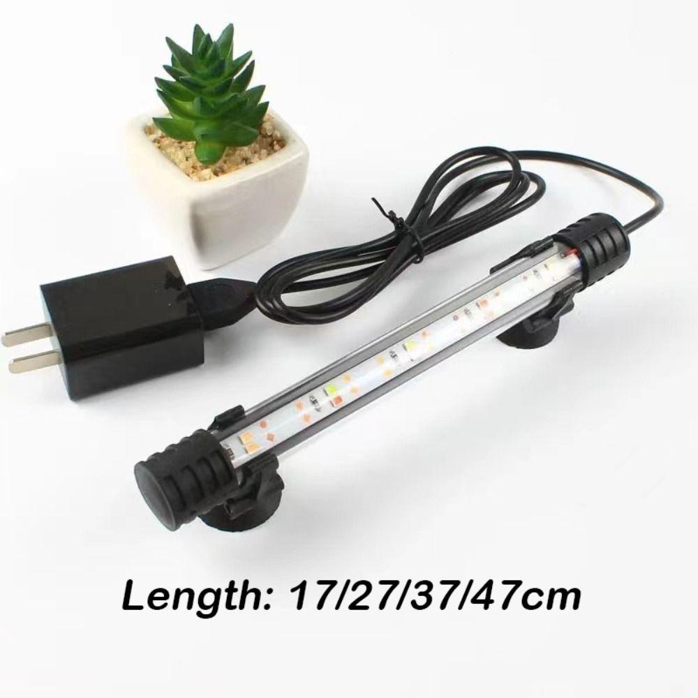 USB Plug Fish Tank Light 17-47cm Aquarium Diving Light Durable Plant Grow Lamp