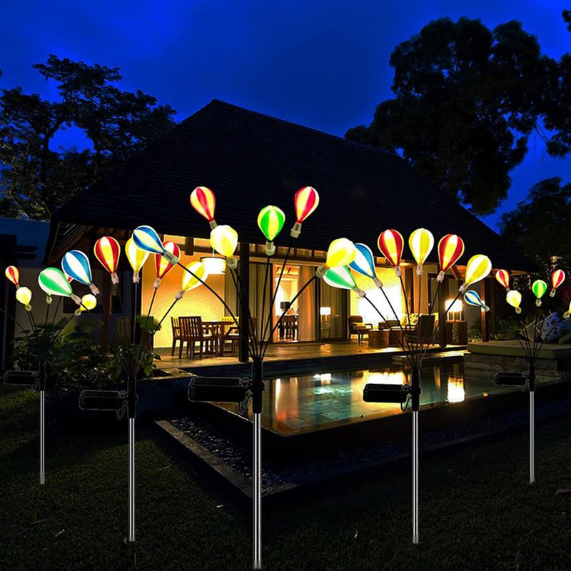 1500 лм солнечные воздушные шары водонепроницаемые пейзажные солнечные светлячки светодиодные солнечные фонари декоративный свет уличные светодиодные солнечные фонари