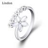 Классическое кольцо Lindon из медного сплава с цирконием, женские ювелирные изделия, свадебный подарок для вечеринки