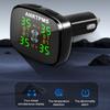 Автомобильный TPMS Монитор Давления в Шинах от Прикуривателя С Двойными USB и Type-C Портами Измеритель Давления в Шинах Сигнализация С 4 Датчиками