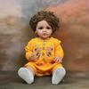 55 см Reborn Baby Princess, мягкий силиконовый гибкий мягкий на ощупь вьющийся волос, модная кукла для девочек, подарок