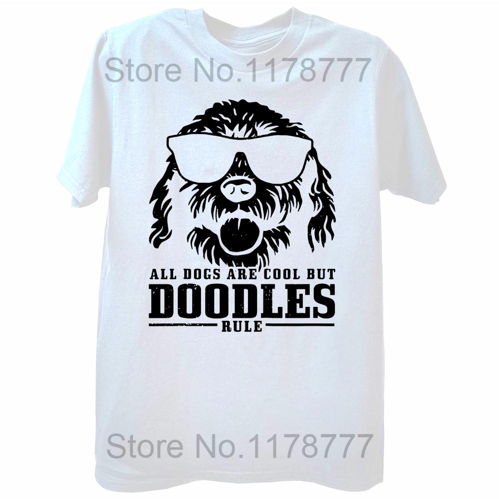 Goldendoodle Labradoodle All Dogs Are Cool But Doodle Rule T Shirts The Dood Short Sleeve Dog Dad Gifts Tshirt Mens Clothing